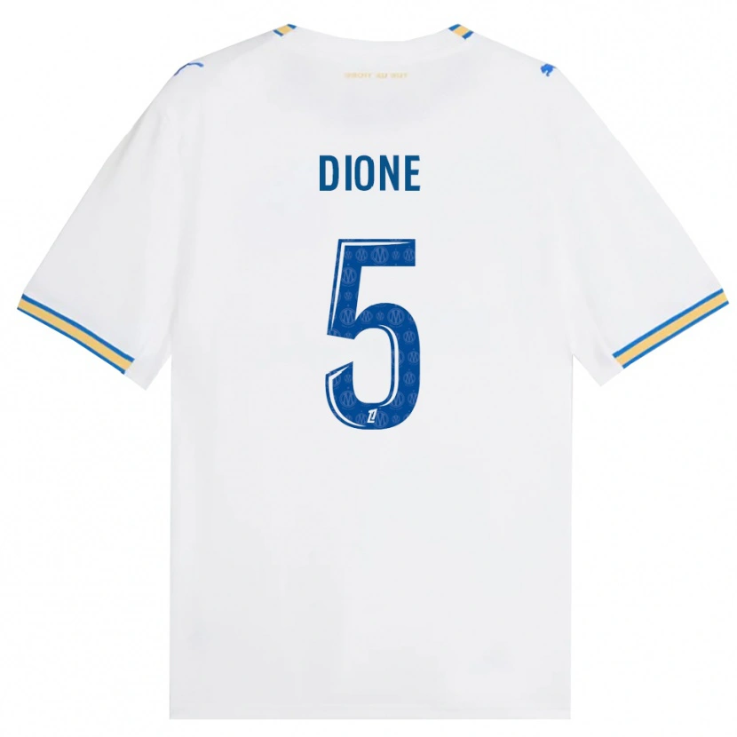 Danxen Homem Camisola Babacar Dioné #5 Azul Dodger Branco Principal 2026/27 Camisa