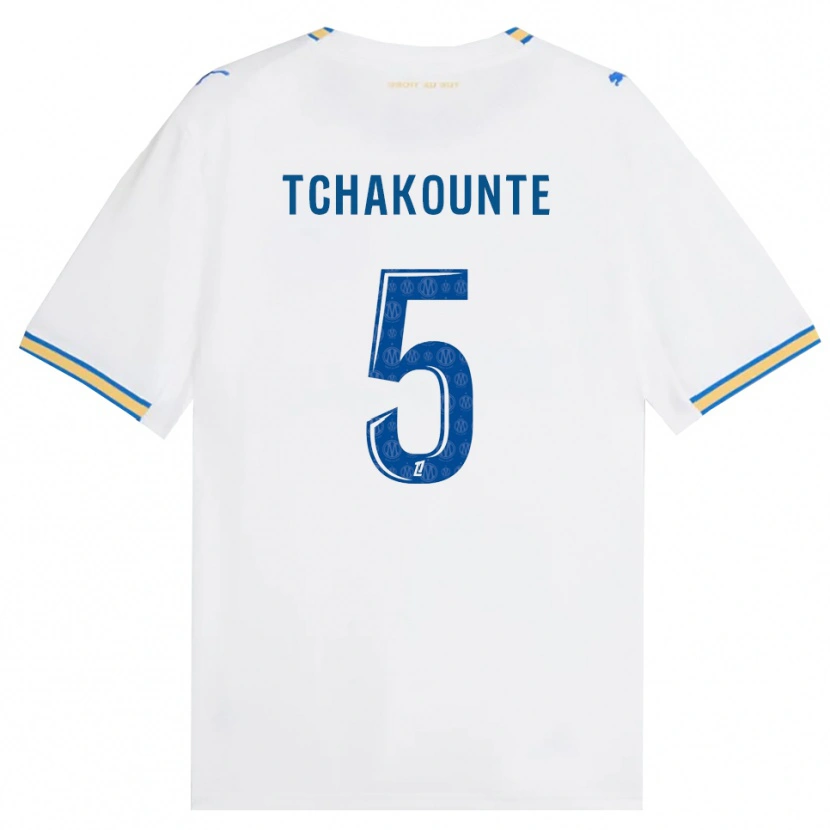 Danxen Homem Camisola Annaëlle Tchakounté #5 Azul Dodger Branco Principal 2026/27 Camisa