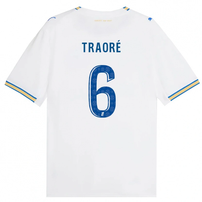 Danxen Homem Camisola Soumaïla Traoré #6 Azul Dodger Branco Principal 2026/27 Camisa