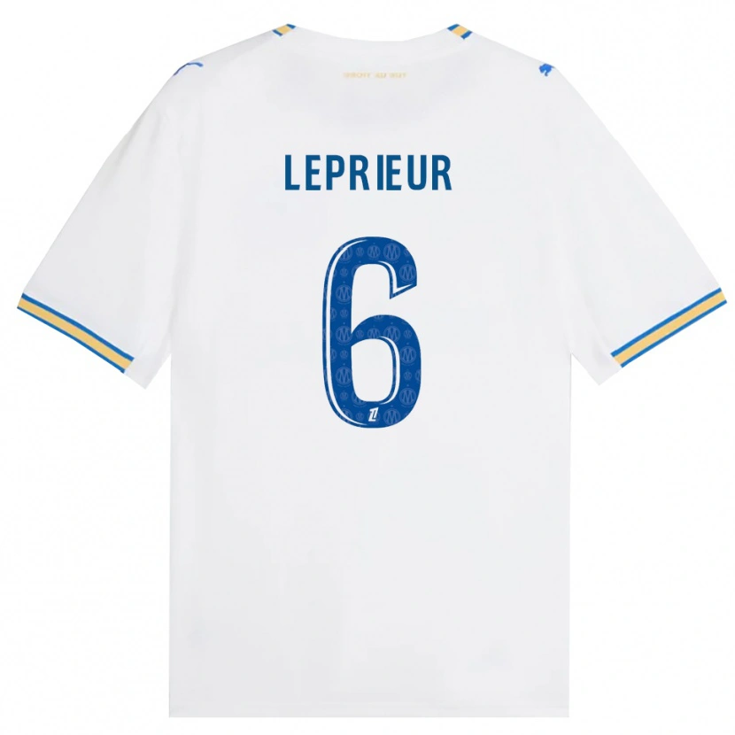 Danxen Homem Camisola Eliott Leprieur #6 Azul Dodger Branco Principal 2026/27 Camisa
