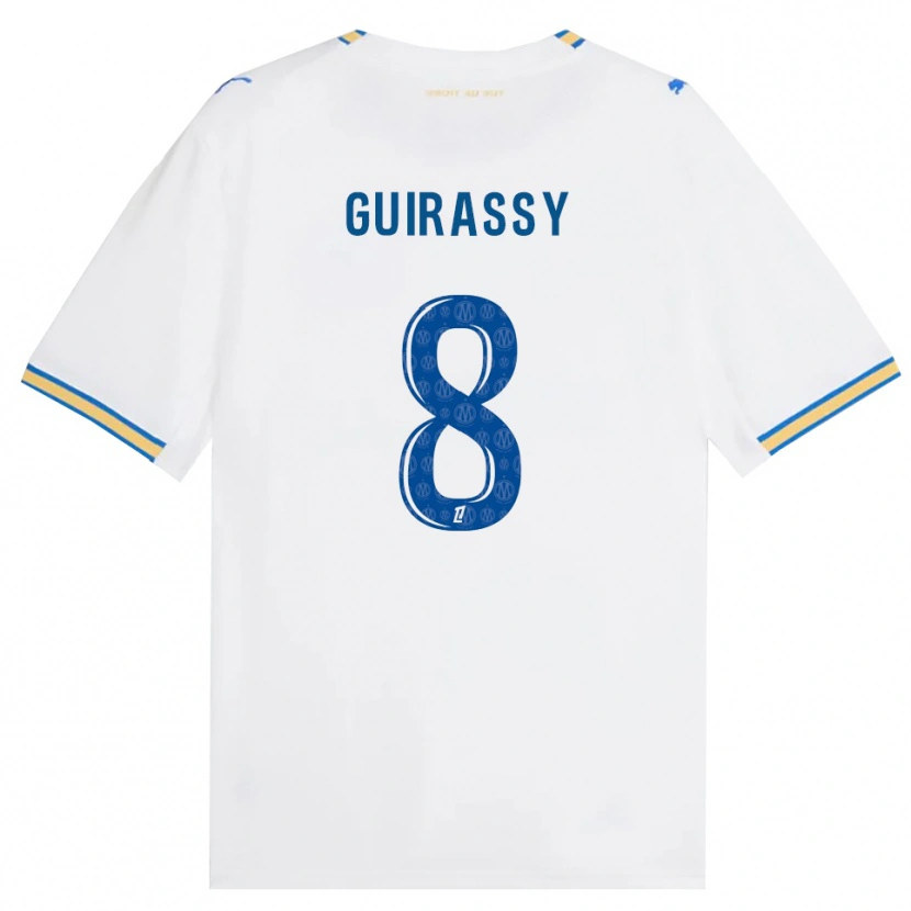 Danxen Homem Camisola Moctar Guirassy #8 Azul Dodger Branco Principal 2026/27 Camisa