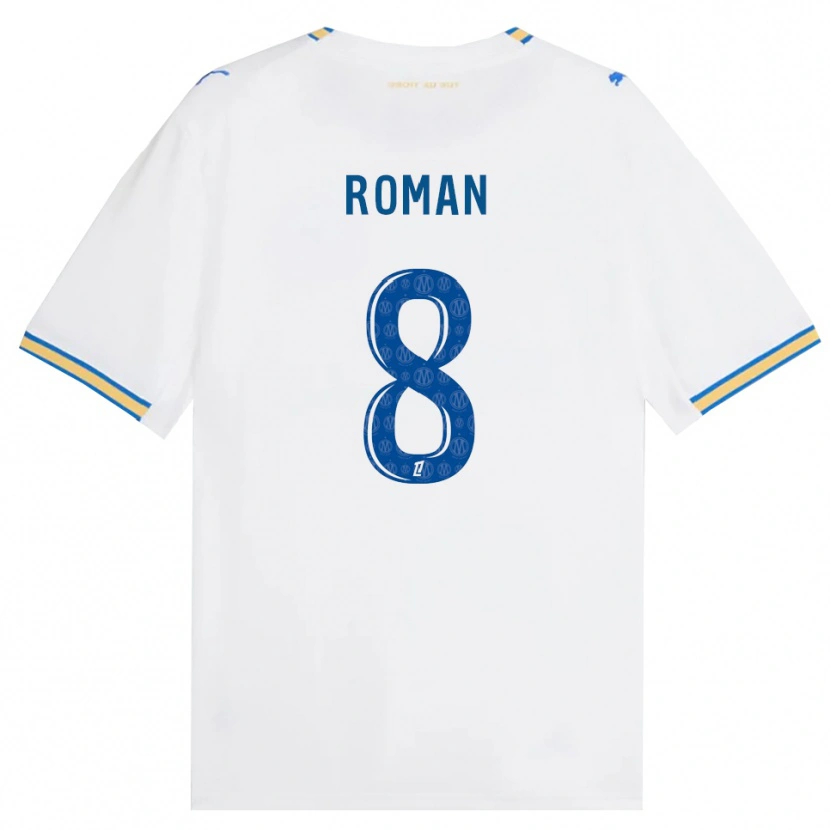 Danxen Homem Camisola Lucas Roman #8 Azul Dodger Branco Principal 2026/27 Camisa