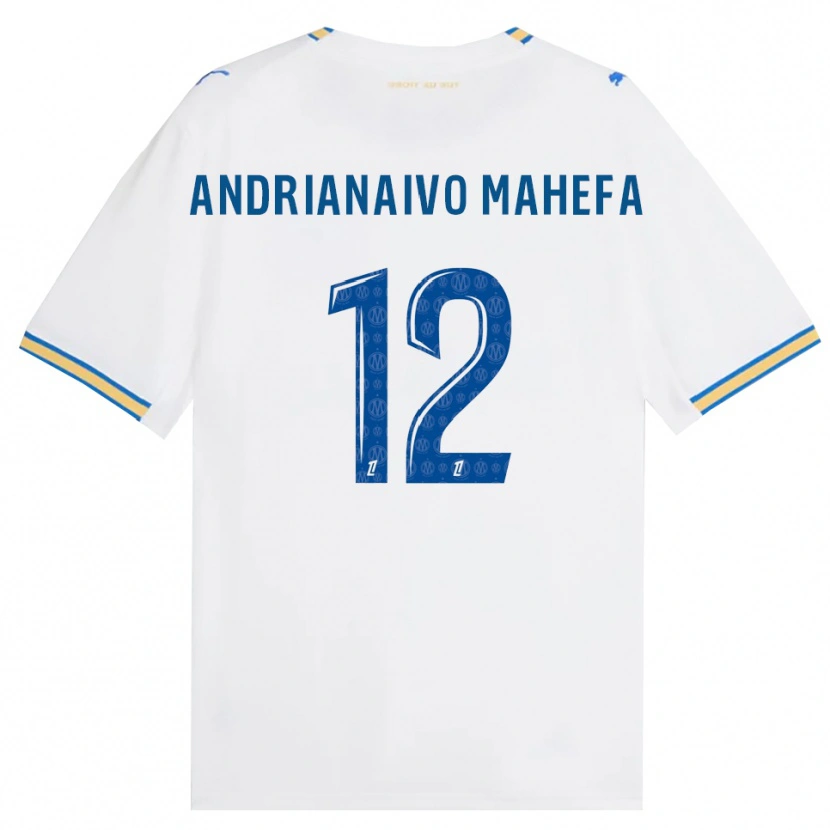Danxen Homem Camisola Mathis Andrianaivo Mahefa #12 Azul Dodger Branco Principal 2026/27 Camisa