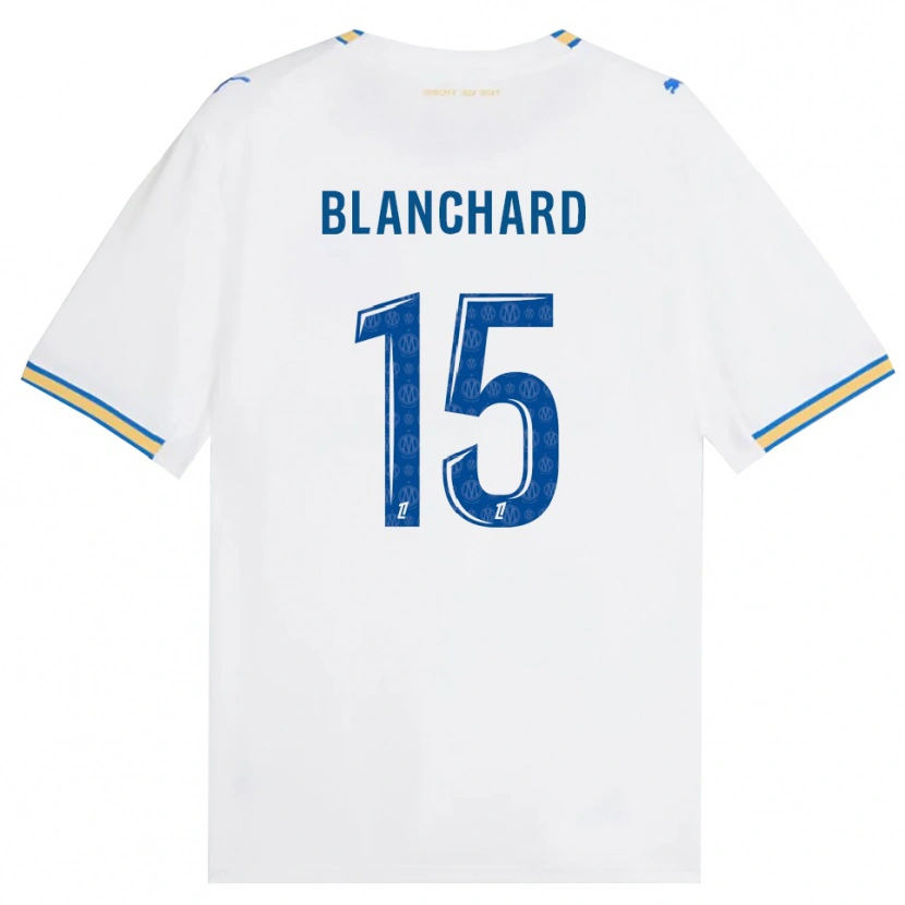 Danxen Homem Camisola Ninon Blanchard #15 Azul Dodger Branco Principal 2026/27 Camisa