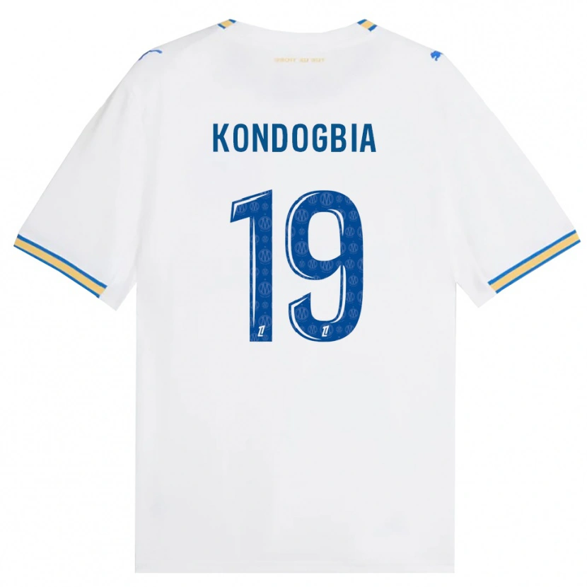 Danxen Homem Camisola Geoffrey Kondogbia #19 Azul Dodger Branco Principal 2026/27 Camisa