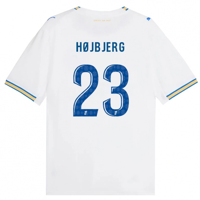 Danxen Homem Camisola Pierre-Emile Højbjerg #23 Azul Dodger Branco Principal 2026/27 Camisa