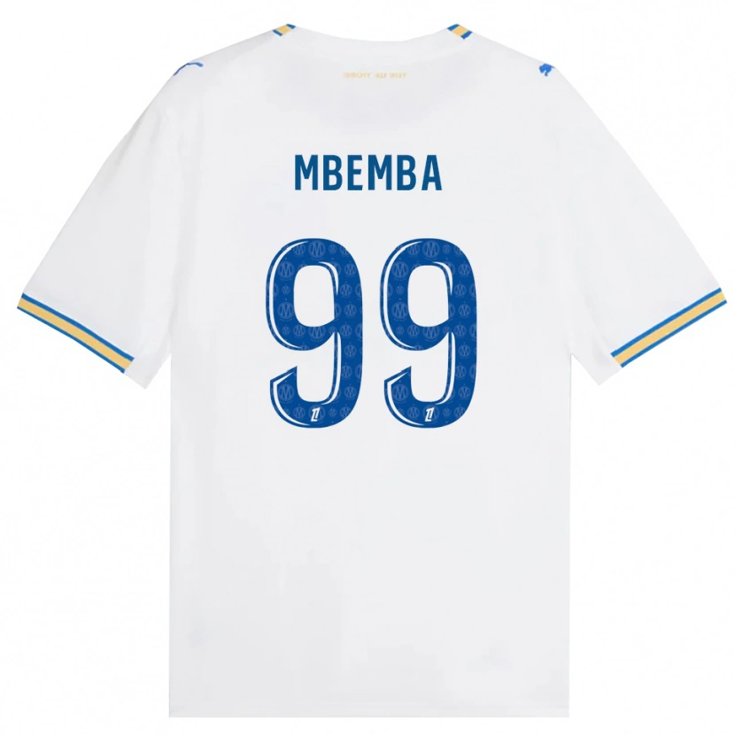 Danxen Homem Camisola Chancel Mbemba #99 Azul Dodger Branco Principal 2026/27 Camisa