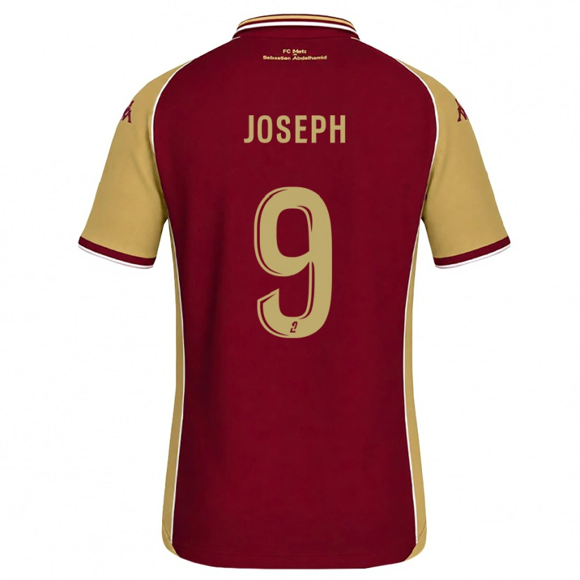 Danxen Homem Camisola Amélie Joseph #9 Dourado Vermelho Escuro Principal 2026/27 Camisa