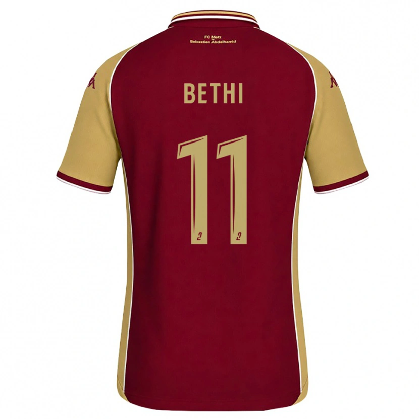 Danxen Homem Camisola Mélissa Bethi #11 Dourado Vermelho Escuro Principal 2026/27 Camisa
