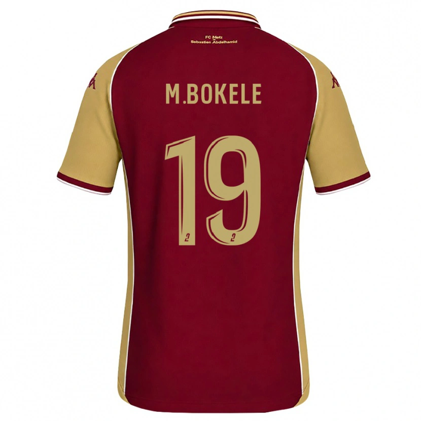 Danxen Homem Camisola Morgan Bokele #19 Dourado Vermelho Escuro Principal 2026/27 Camisa