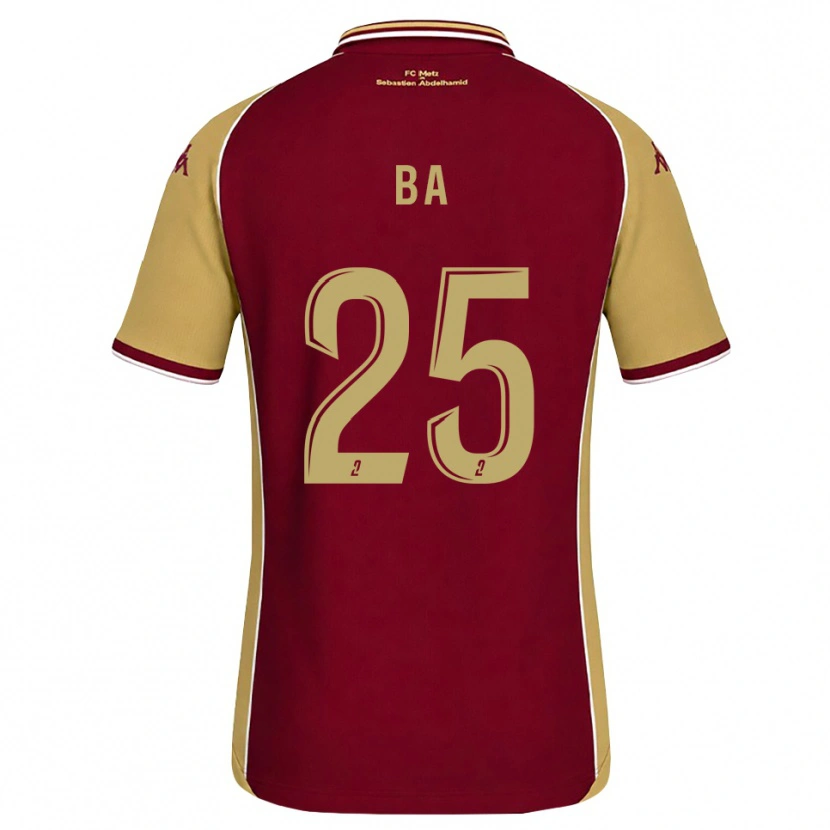 Danxen Homem Camisola Abdoulaye Ba #25 Dourado Vermelho Escuro Principal 2026/27 Camisa