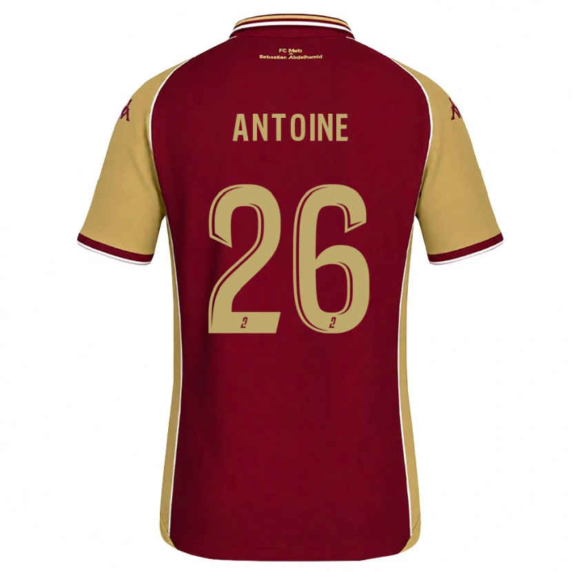 Danxen Homem Camisola Maud Antoine #26 Dourado Vermelho Escuro Principal 2026/27 Camisa