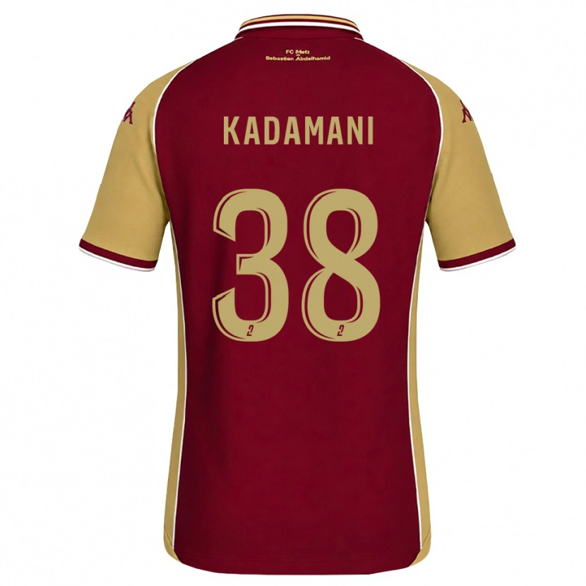 Danxen Homem Camisola Hamza Kadamani #38 Dourado Vermelho Escuro Principal 2026/27 Camisa