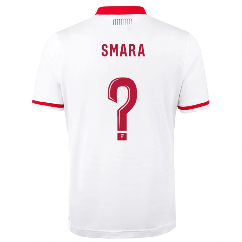 Danxen Homem Camisola Yacine Smara #0 Vermelho Branco Principal 2026/27 Camisa