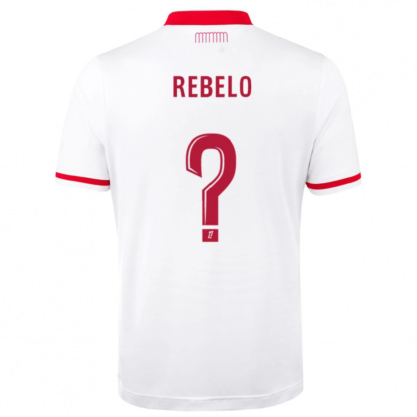 Danxen Homem Camisola Tiago Rebelo #0 Vermelho Branco Principal 2026/27 Camisa