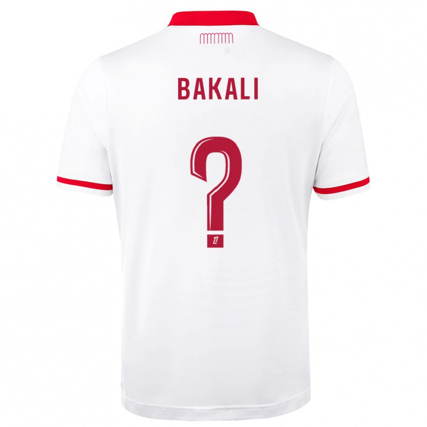 Danxen Homem Camisola Jonathan Bakali #0 Vermelho Branco Principal 2026/27 Camisa