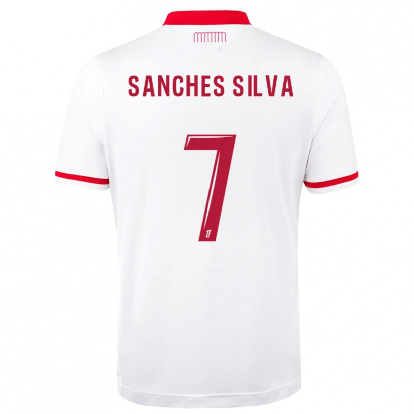 Danxen Homem Camisola Jordy Sanches Silva #7 Vermelho Branco Principal 2026/27 Camisa