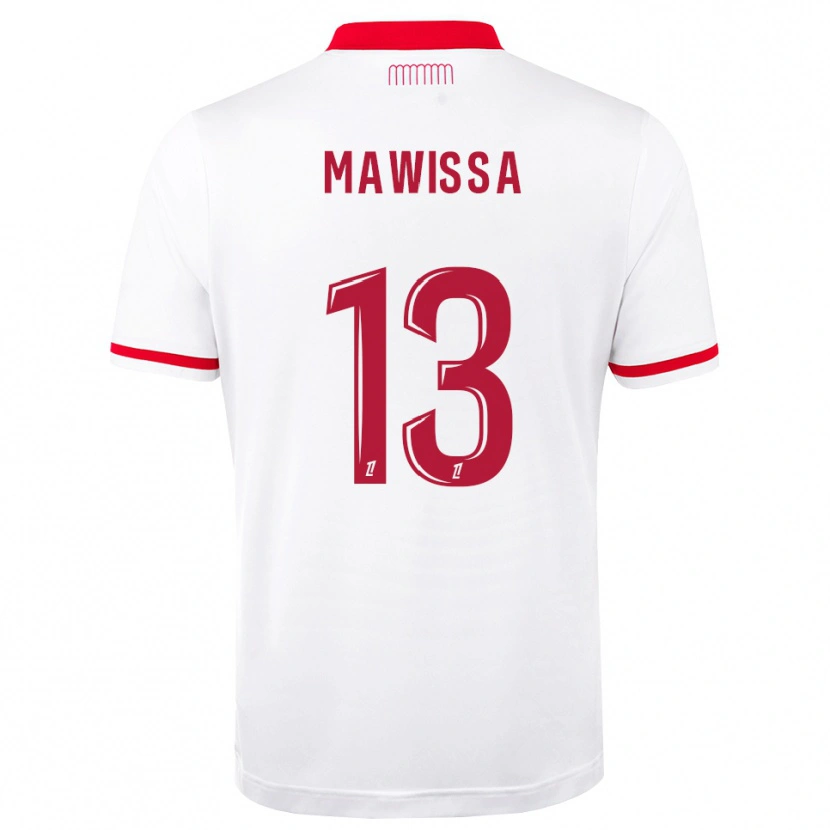 Danxen Homem Camisola Christian Mawissa #13 Vermelho Branco Principal 2026/27 Camisa