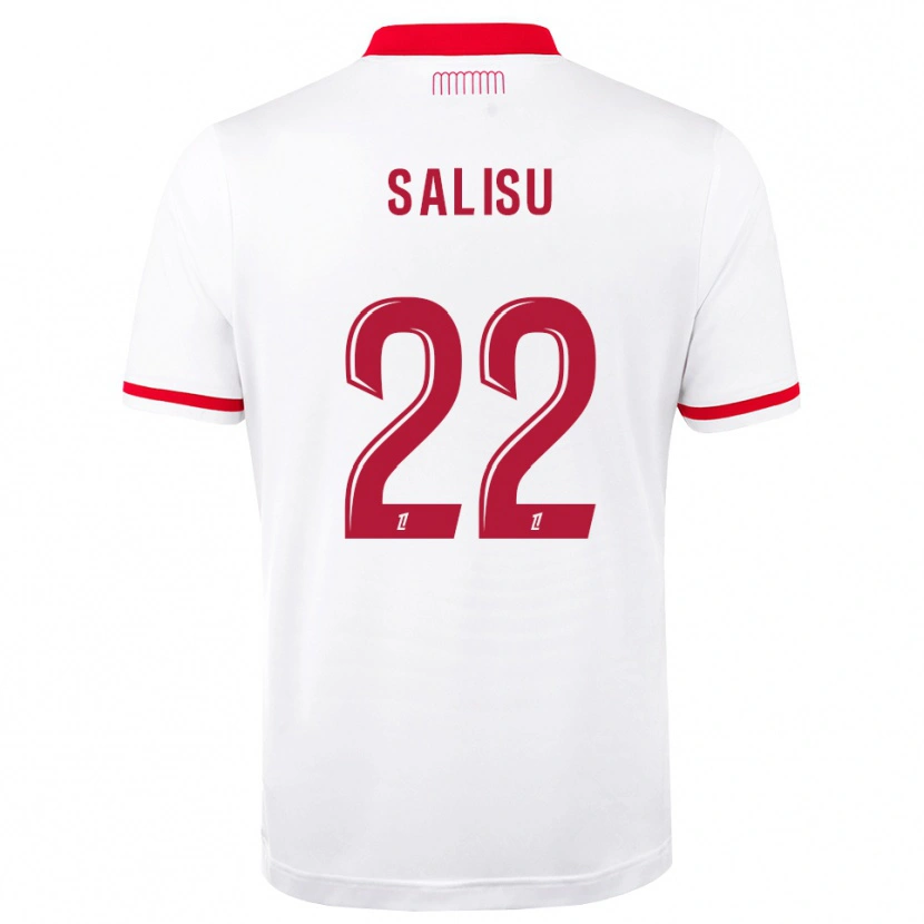 Danxen Homem Camisola Mohammed Salisu #22 Vermelho Branco Principal 2026/27 Camisa