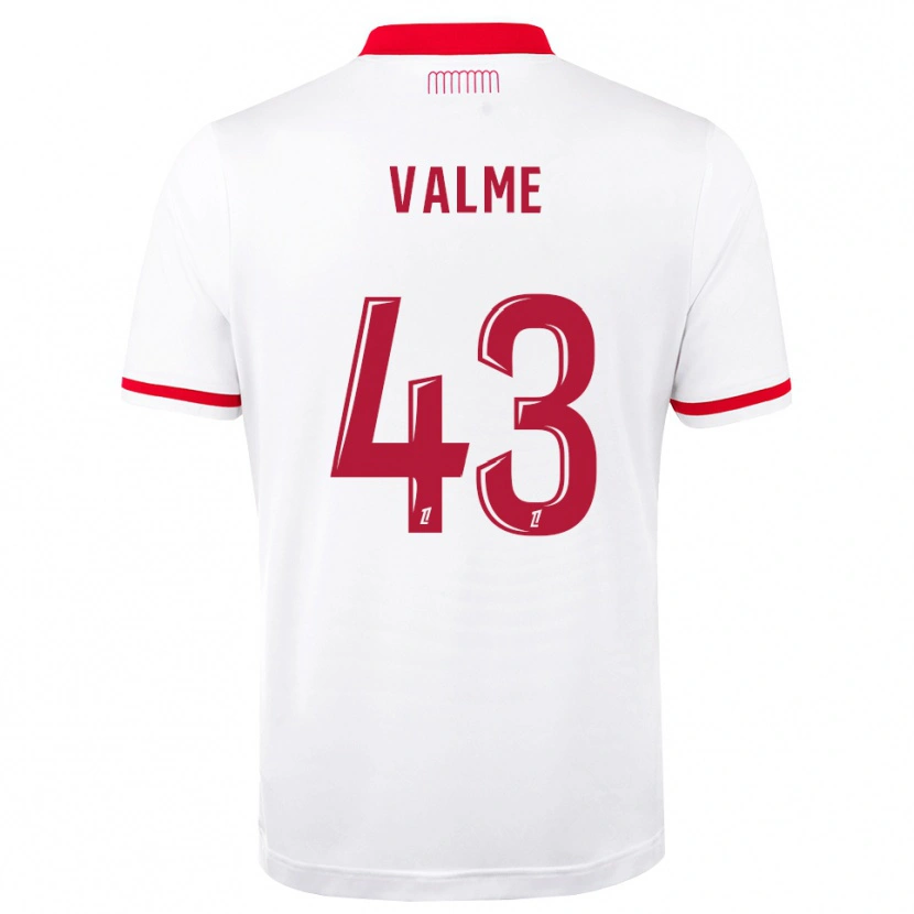 Danxen Homem Camisola Ritchy Valme #43 Vermelho Branco Principal 2026/27 Camisa