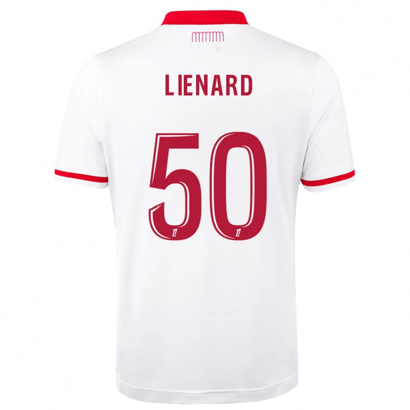 Danxen Homem Camisola Yann Lienard #50 Vermelho Branco Principal 2026/27 Camisa