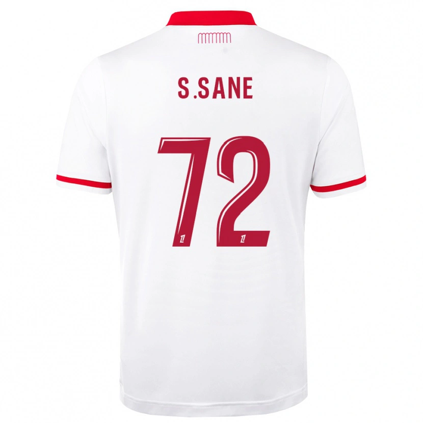 Danxen Homem Camisola Sadibou Sané #72 Vermelho Branco Principal 2026/27 Camisa