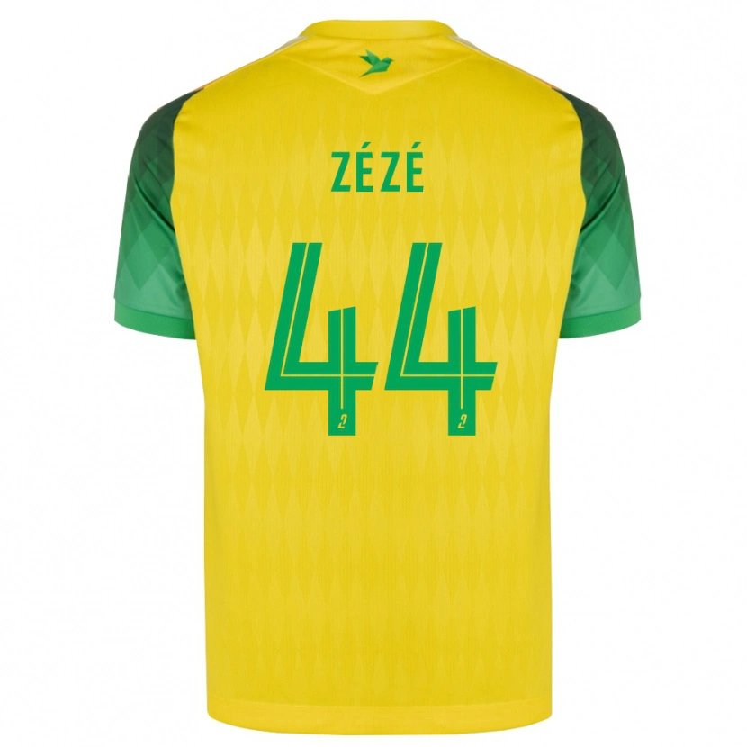 Danxen Homem Camisola Nathan Zézé #44 Amarelo Verde Vermelho Principal 2026/27 Camisa