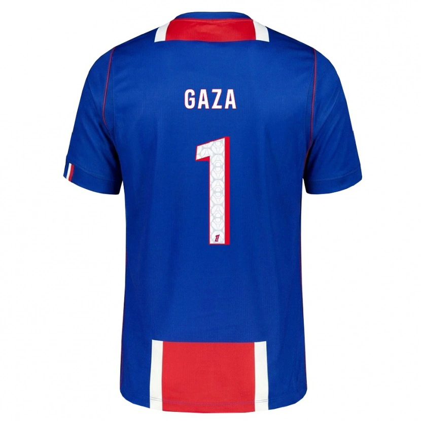 Danxen Homem Camisola Johnny Gaza #1 Vermelho Branco Azul Principal 2026/27 Camisa