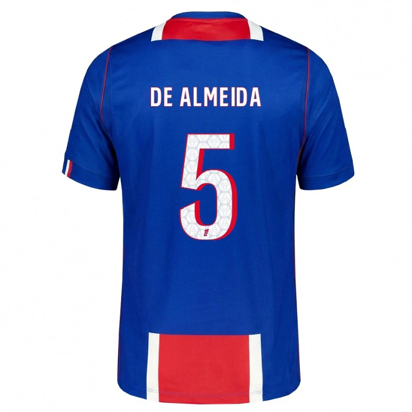 Danxen Homem Camisola Elisa De Almeida #5 Vermelho Branco Azul Principal 2026/27 Camisa