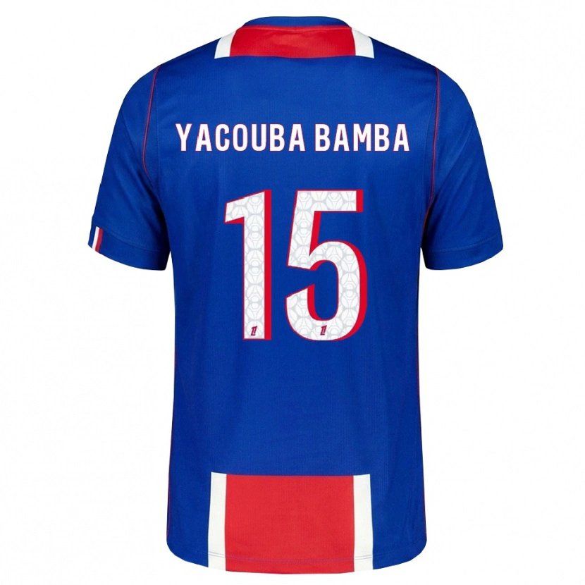 Danxen Homem Camisola Ben Yacouba Bamba #15 Vermelho Branco Azul Principal 2026/27 Camisa