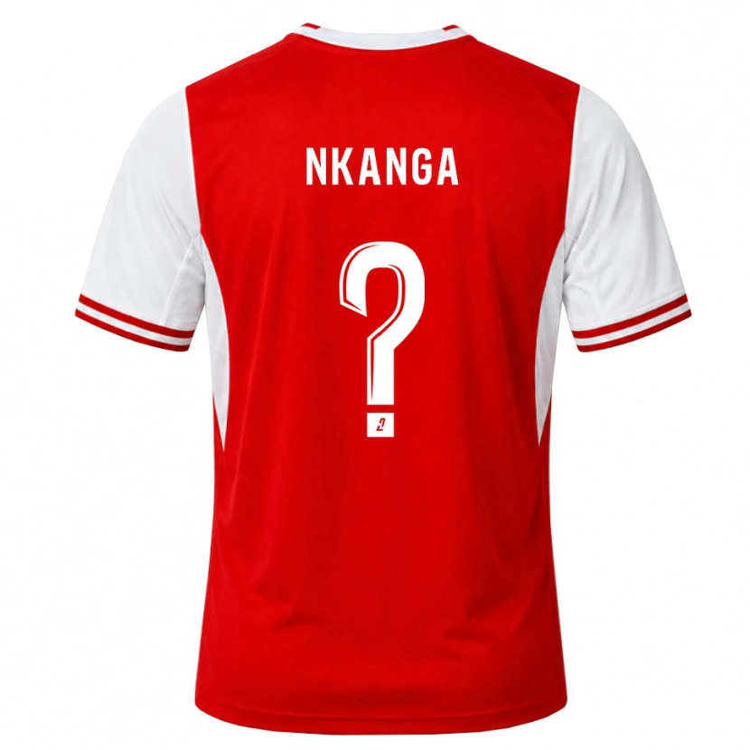 Danxen Homem Camisola Dayvin Nkanga #0 Vermelho Branco Principal 2026/27 Camisa