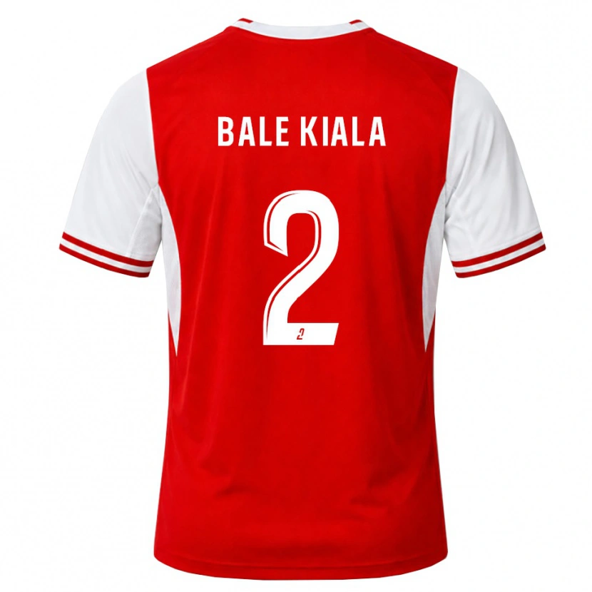 Danxen Homem Camisola Aser Bale Kiala #2 Vermelho Branco Principal 2026/27 Camisa