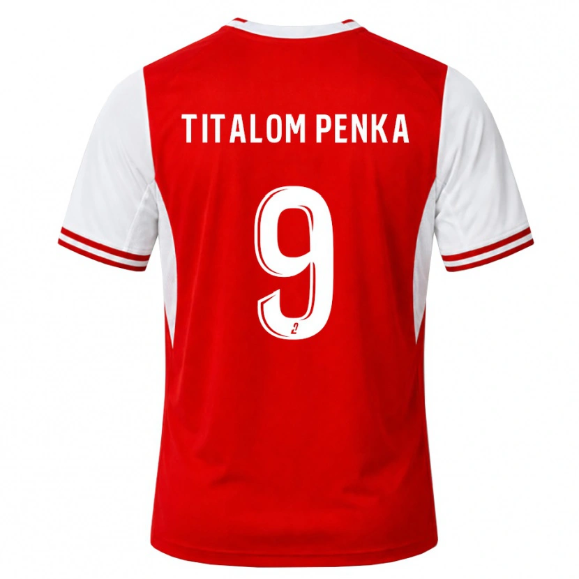 Danxen Homem Camisola Titalom Penka #9 Vermelho Branco Principal 2026/27 Camisa