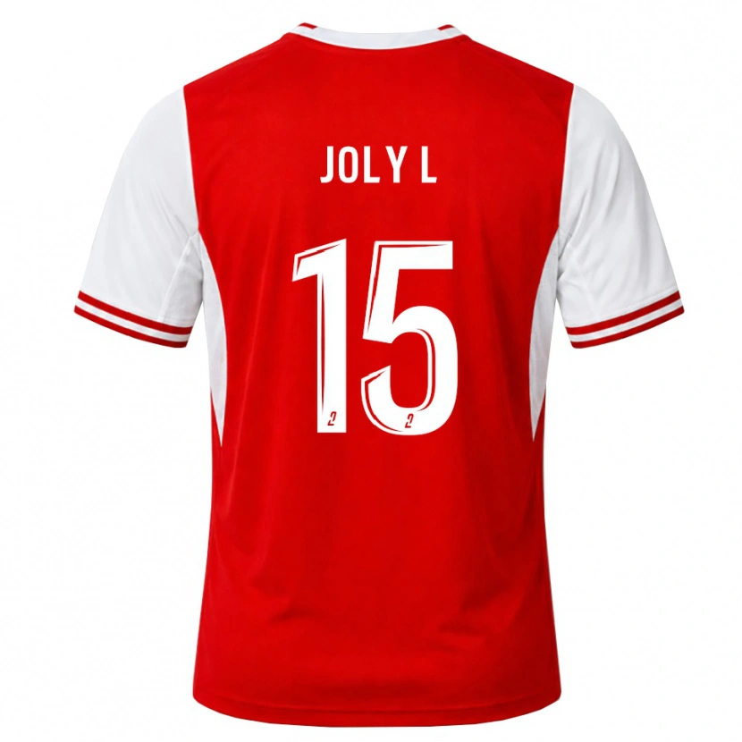 Danxen Homem Camisola Lou Ann Joly #15 Vermelho Branco Principal 2026/27 Camisa