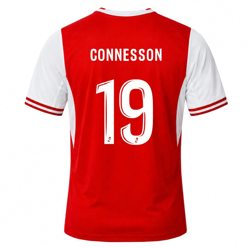 Danxen Homem Camisola Adele Connesson #19 Vermelho Branco Principal 2026/27 Camisa