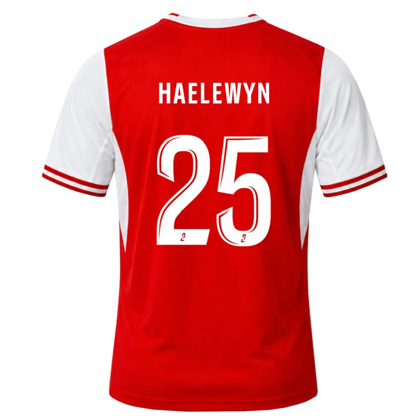 Danxen Homem Camisola Marion Haelewyn #25 Vermelho Branco Principal 2026/27 Camisa