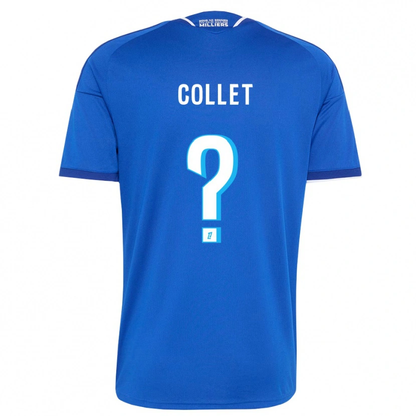 Danxen Homem Camisola Arthur Tirard Collet #0 Azul Real Branco Principal 2026/27 Camisa