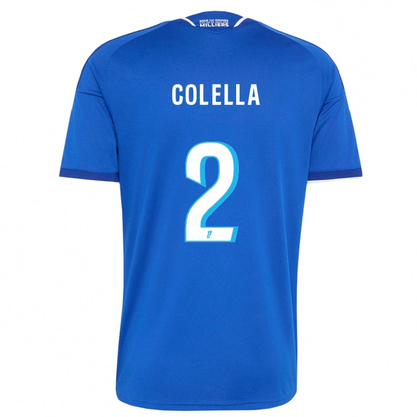 Danxen Homem Camisola Hugo Colella #2 Azul Real Branco Principal 2026/27 Camisa
