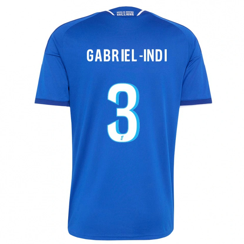 Danxen Homem Camisola Amizade Gabriel-Indi #3 Azul Real Branco Principal 2026/27 Camisa