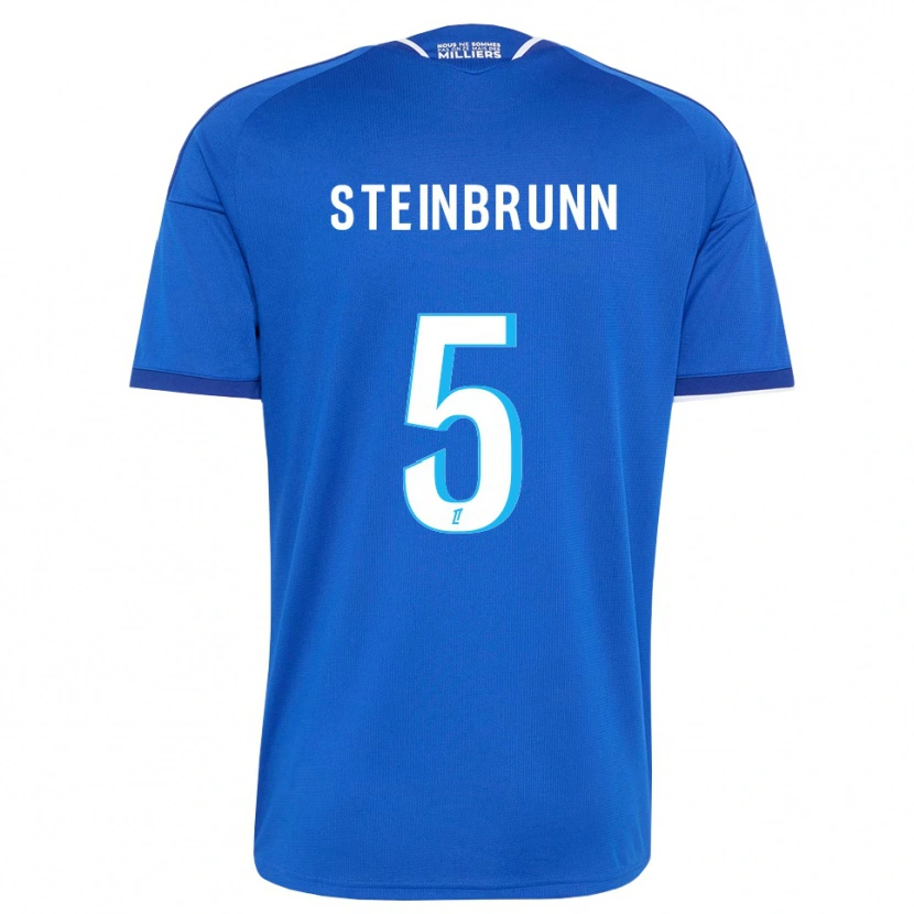 Danxen Homem Camisola Théo Steinbrunn #5 Azul Real Branco Principal 2026/27 Camisa