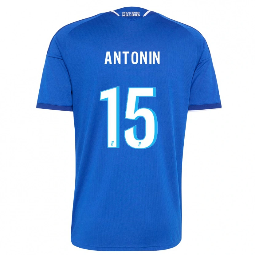 Danxen Homem Camisola Erwan Antonin #15 Azul Real Branco Principal 2026/27 Camisa
