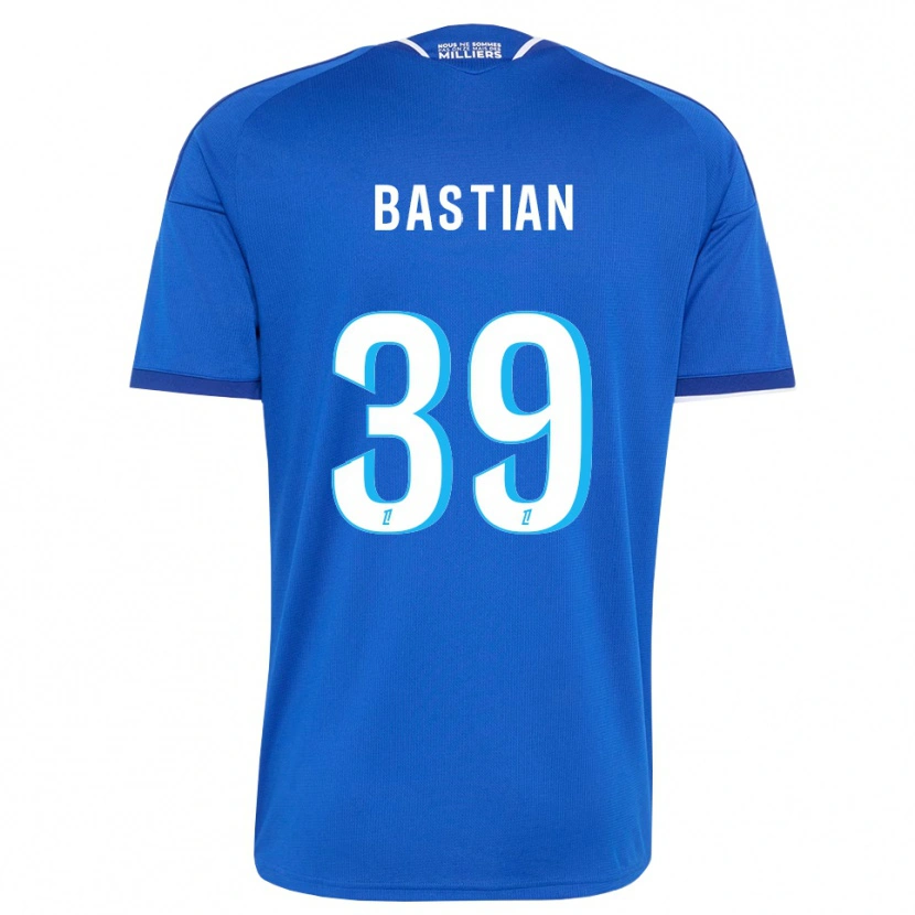 Danxen Homem Camisola Maxime Bastian #39 Azul Real Branco Principal 2026/27 Camisa