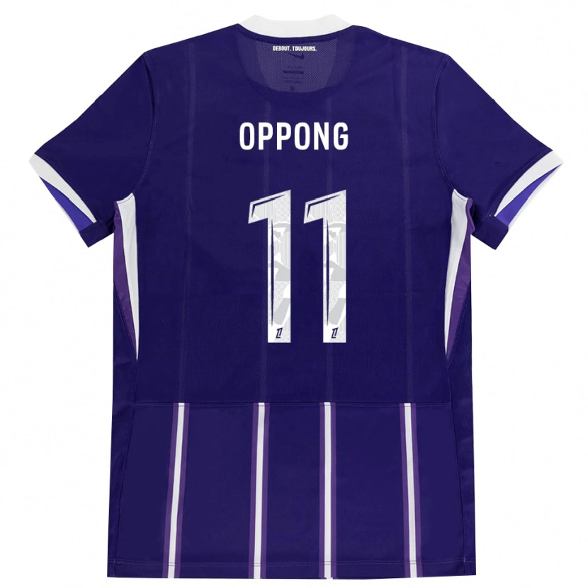 Danxen Homem Camisola Sion Oppong #11 Roxo Branco Principal 2026/27 Camisa