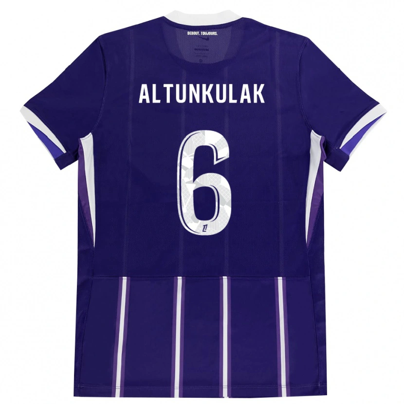 Danxen Homem Camisola Selen Altunkulak #6 Roxo Branco Principal 2026/27 Camisa