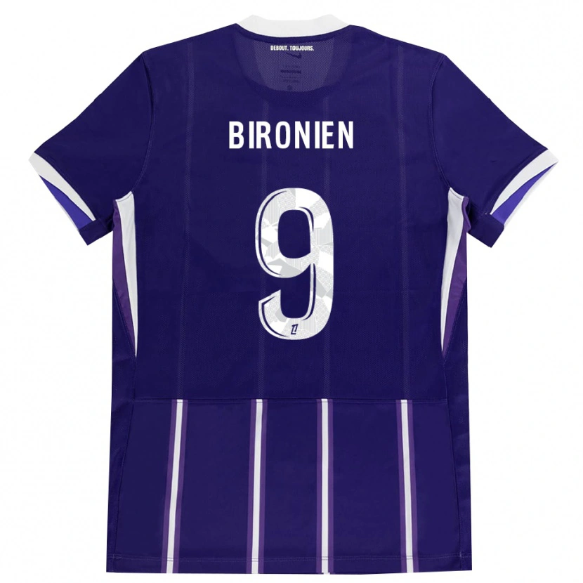 Danxen Homem Camisola Mymithye Bironien #9 Roxo Branco Principal 2026/27 Camisa