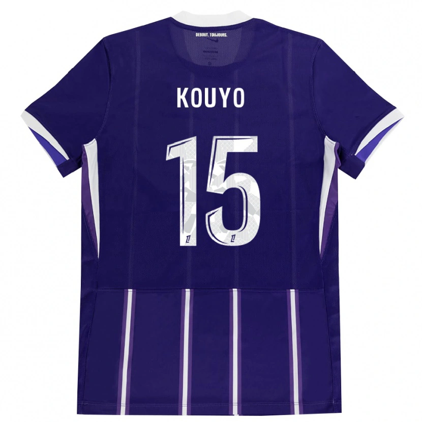 Danxen Homem Camisola Dan Kouyo #15 Roxo Branco Principal 2026/27 Camisa