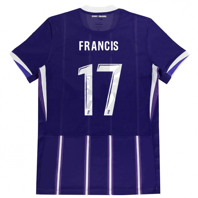Danxen Homem Camisola Abu Francis #17 Roxo Branco Principal 2026/27 Camisa