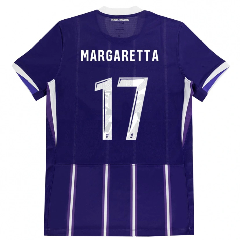 Danxen Homem Camisola Jessica Margaretta #17 Roxo Branco Principal 2026/27 Camisa