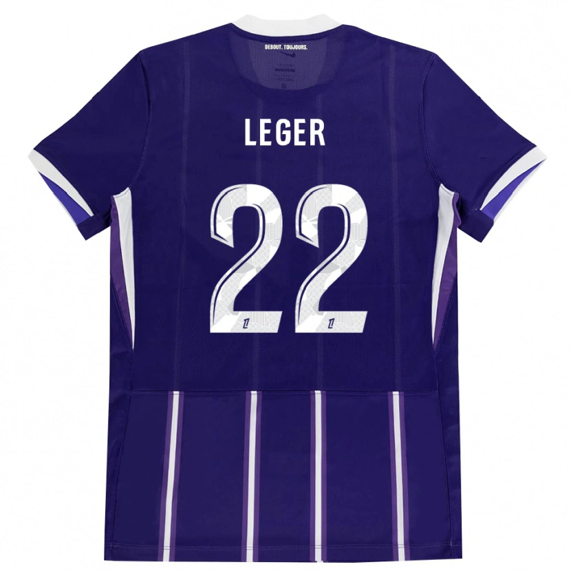 Danxen Homem Camisola Christelle Léger #22 Roxo Branco Principal 2026/27 Camisa