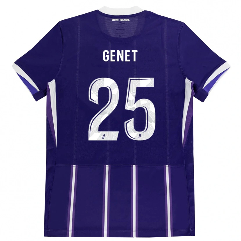 Danxen Homem Camisola Marine Genet #25 Roxo Branco Principal 2026/27 Camisa